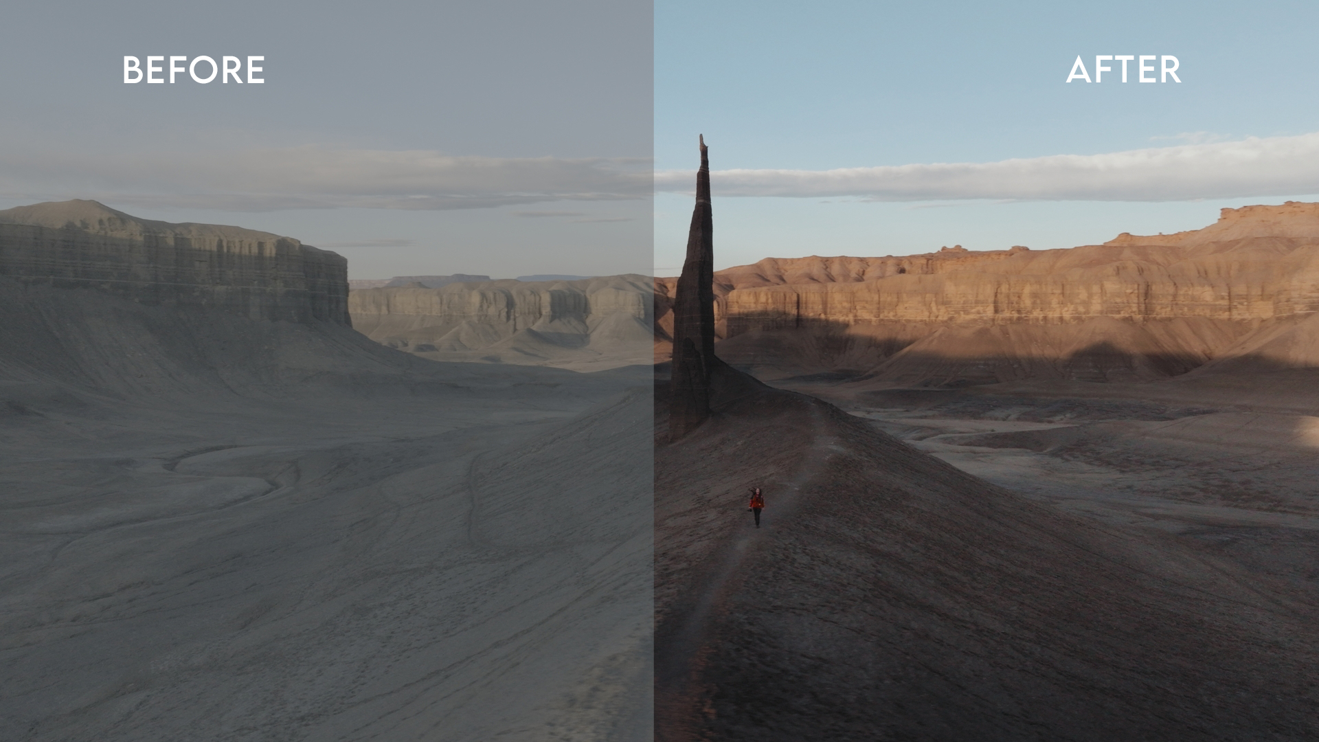 Before and after LUT demo 4